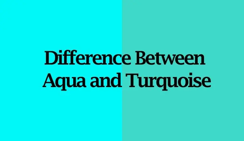  Difference Between Aqua and Turquoise 